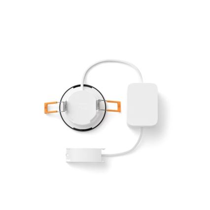 Philips - LED RGBW Ρυθμιζόμενο εντοιχισμένο φωτιστικό οροφής για μπάνιο Hue SLIM LED/8,3W/230V 1000-20000K μαύρο P44
