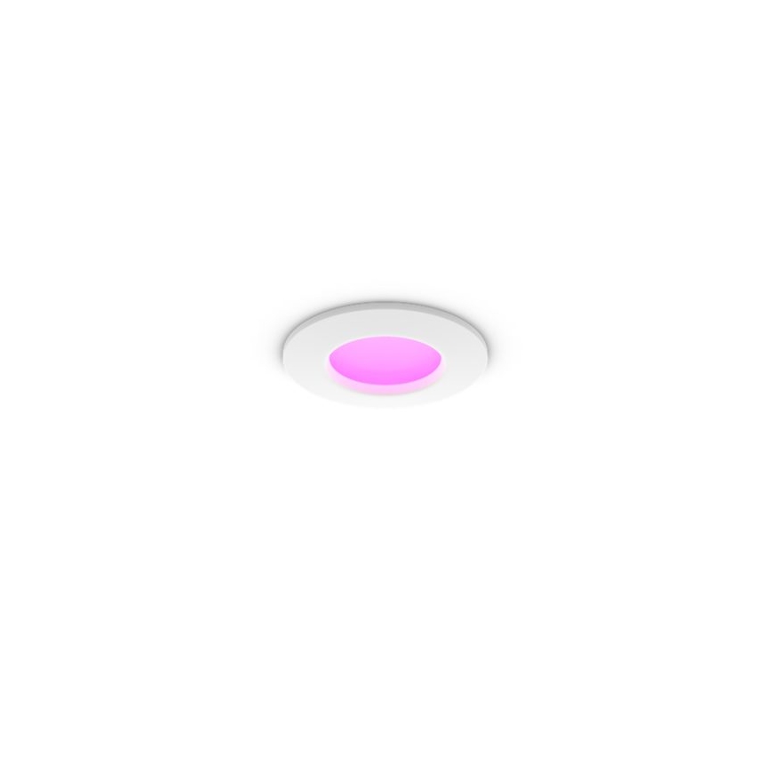 Philips - LED RGBW Ρυθμιζόμενο χωνευτό φωτιστικό οροφής για μπάνιο Hue SLIM LED/8,3W/230V 1000-20000K λευκό IP44