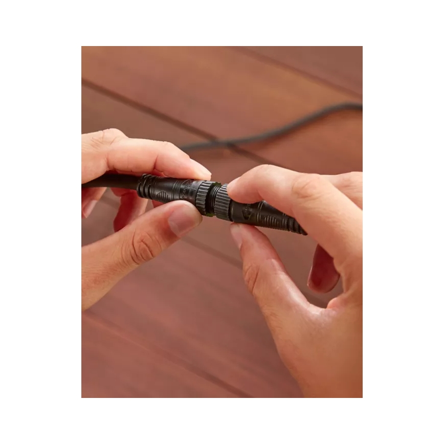 Philips - LED RGBW επεκτάσιμη, ρυθμιζόμενη εξωτερική γιρλάντα Hue FESTAVIA 20xLED 14m IP65