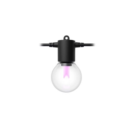 Philips - LED RGBW Ρυθμιζόμενη εξωτερική γιρλάντα Hue FESTAVIA 20xLED 14m IP65