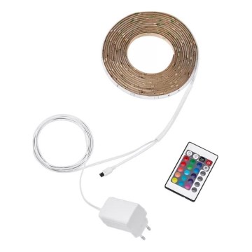Philips - LED RGBW Ρυθμιζόμενη Ταινία 5m LED/12W/230V + Τηλεχειριστήριο