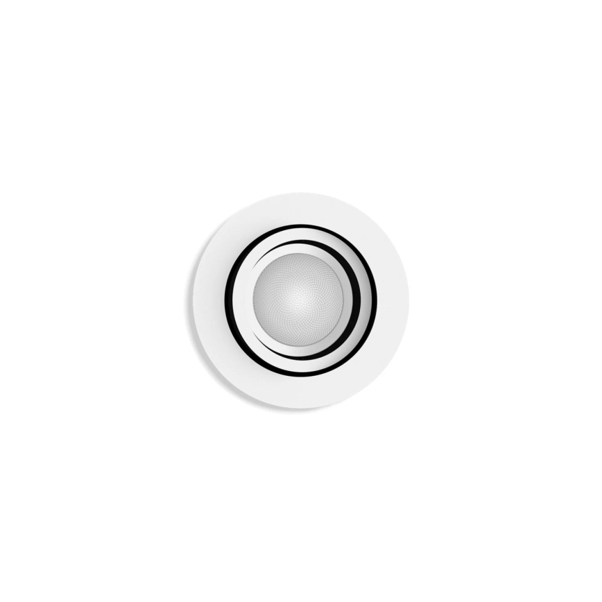 Philips - LED RGBW Χωνευτό φωτιστικό οροφής dimming Hue CENTURA 1xGU10/4,2W/230V 2000-6500K