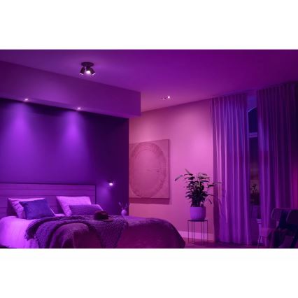 Philips - LED RGBW Χωνευτό φωτιστικό οροφής dimming Hue CENTURA 1xGU10/4,2W/230V 2000-6500K