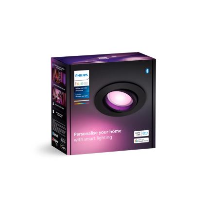 Philips - LED RGBW Χωνευτό φωτιστικό οροφής dimming Hue CENTURA 1xGU10/4,2W/230V 2000-6500K
