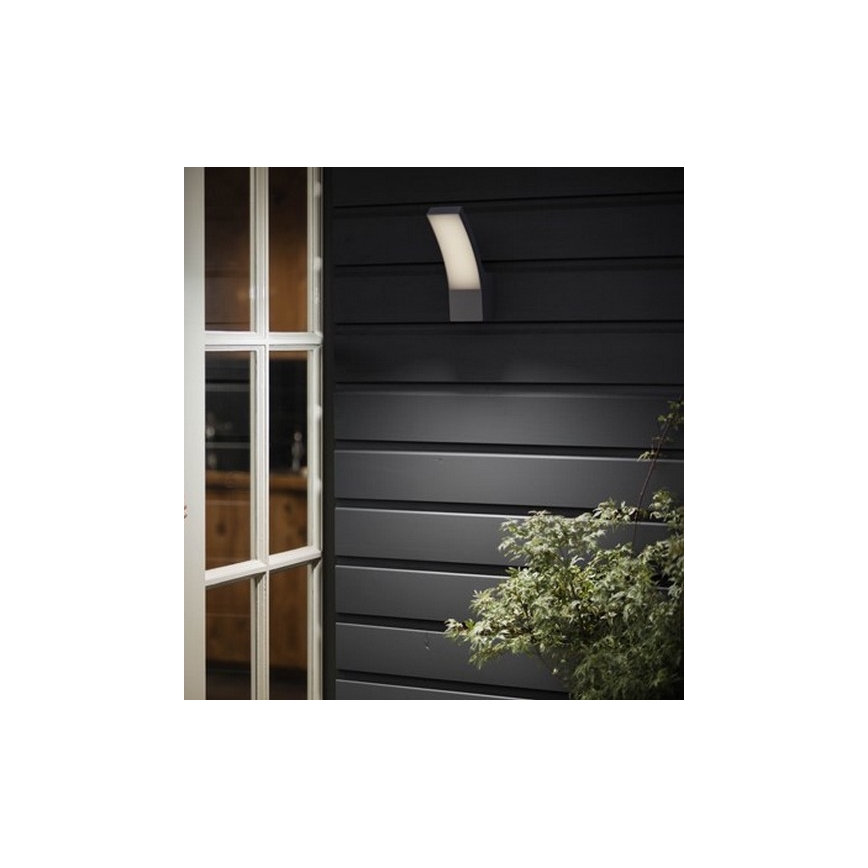 Philips - LED Εξωτερικό φωτιστικό τοίχου LED/12W/230V 4000K IP44