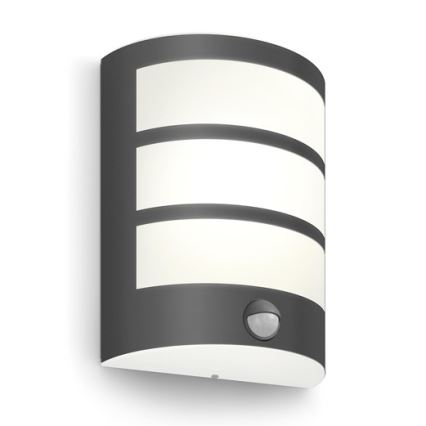 Philips-LED Εξωτερικό επιτοίχιο φωτιστικό με αισθητήρα LED/6W/230V 4000K IP44