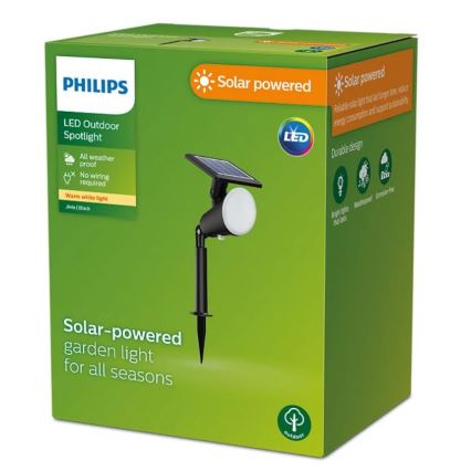 Philips - LED Ηλιακό Σποτ JIVIX LED/1,4W/3,7V 1800 mAh IP44