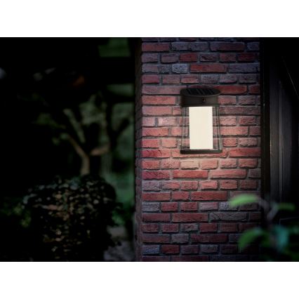 Philips - LED ηλιακό επιτοίχιο φωτιστικό με αισθητήρα κίνησης και λυκόφωτος JUDA LED/3,2W/3,7V 2600 mAh 4000K IP44