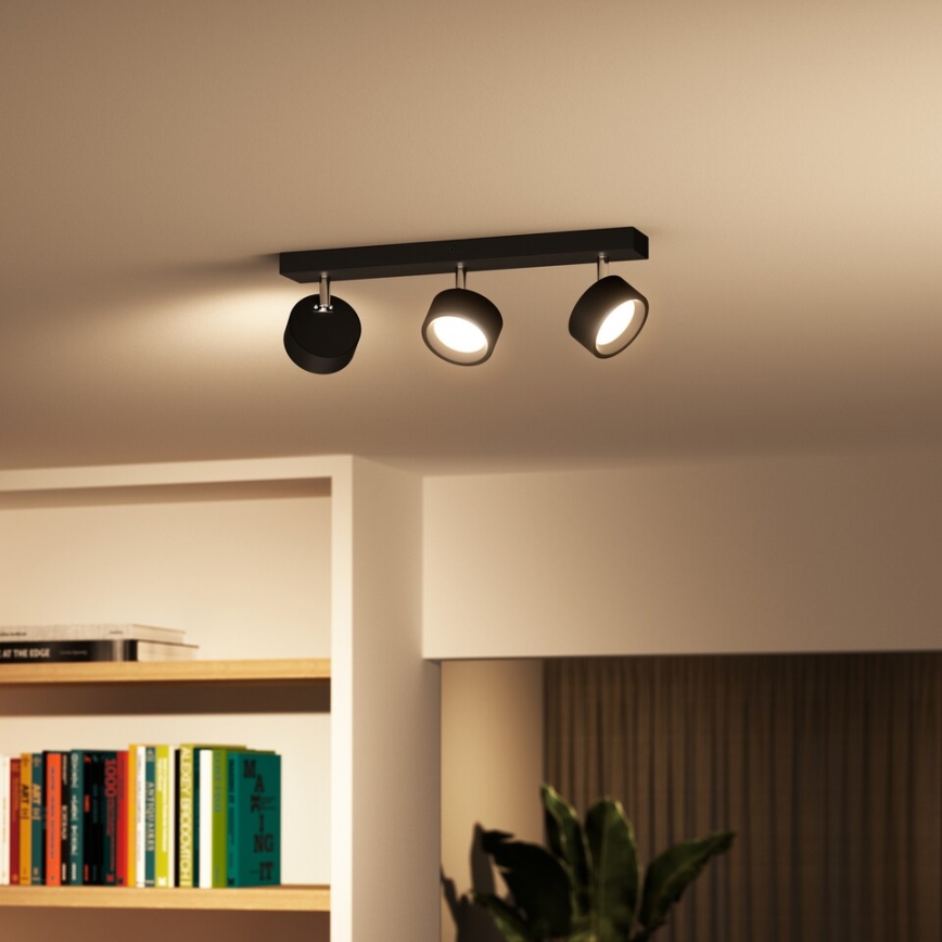 Philips - LED Σποτ 3xLED/5,5W/230V μαύρο