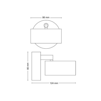 Philips - LED Σποτ LED/5,5W/230V λευκό