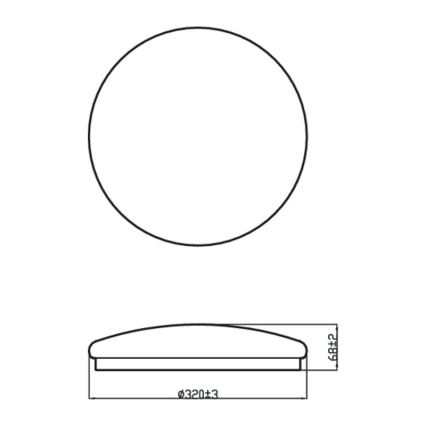 Philips - LED Φως οροφής MOIRE LED/17W/230V