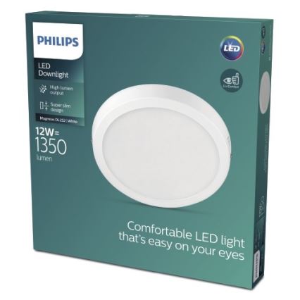 Philips - LED Φωτιστικό οροφής  LED/12W/230V 4000K λευκό