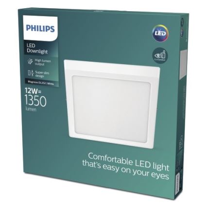 Philips - LED Φωτιστικό οροφής LED/12W/230V 4000K λευκό