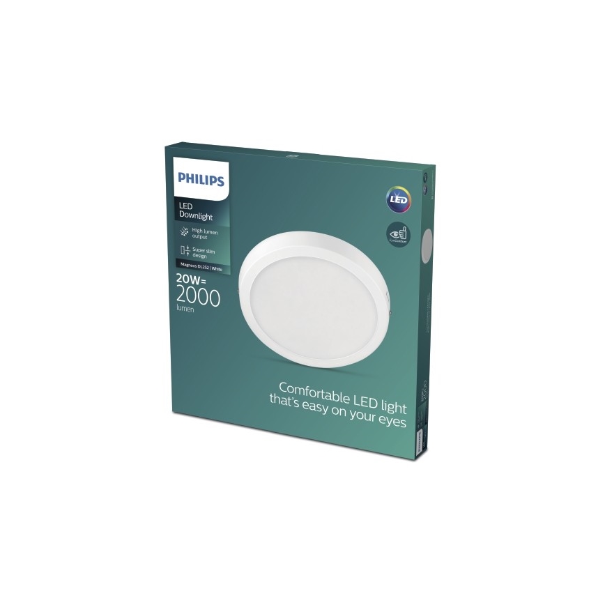 Philips - LED Φωτιστικό οροφής LED/20W/230V 2700K λευκό