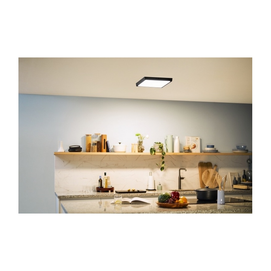 Philips - LED Φωτιστικό οροφής LED/20W/230V 2700K μαύρο