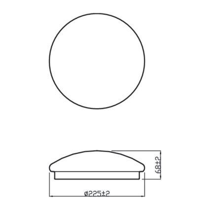 Philips - LED Φωτιστικό οροφής MOIRE CL200 LED/6W/230V