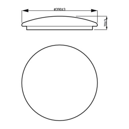 Philips - LED Φωτιστικό οροφής LED/20W/230V 2700K