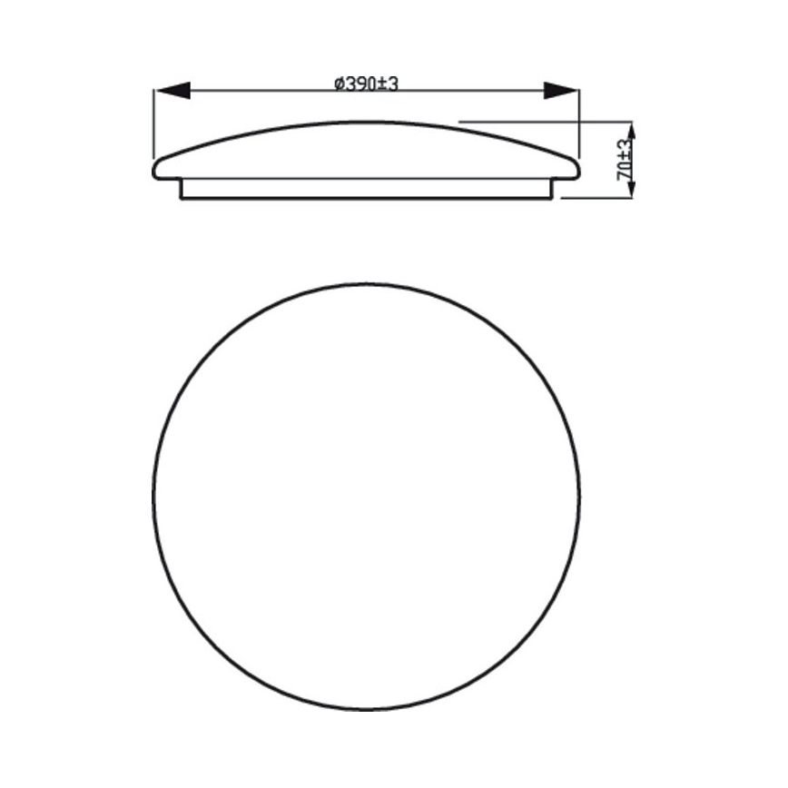 Philips - LED Φωτιστικό οροφής LED/20W/230V 2700K