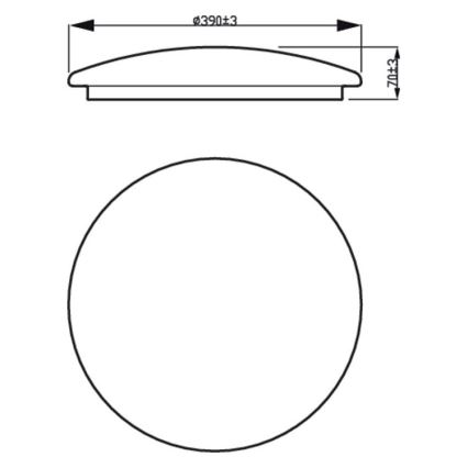 Philips - LED Φωτιστικό οροφής LED/20W/230V 4000K