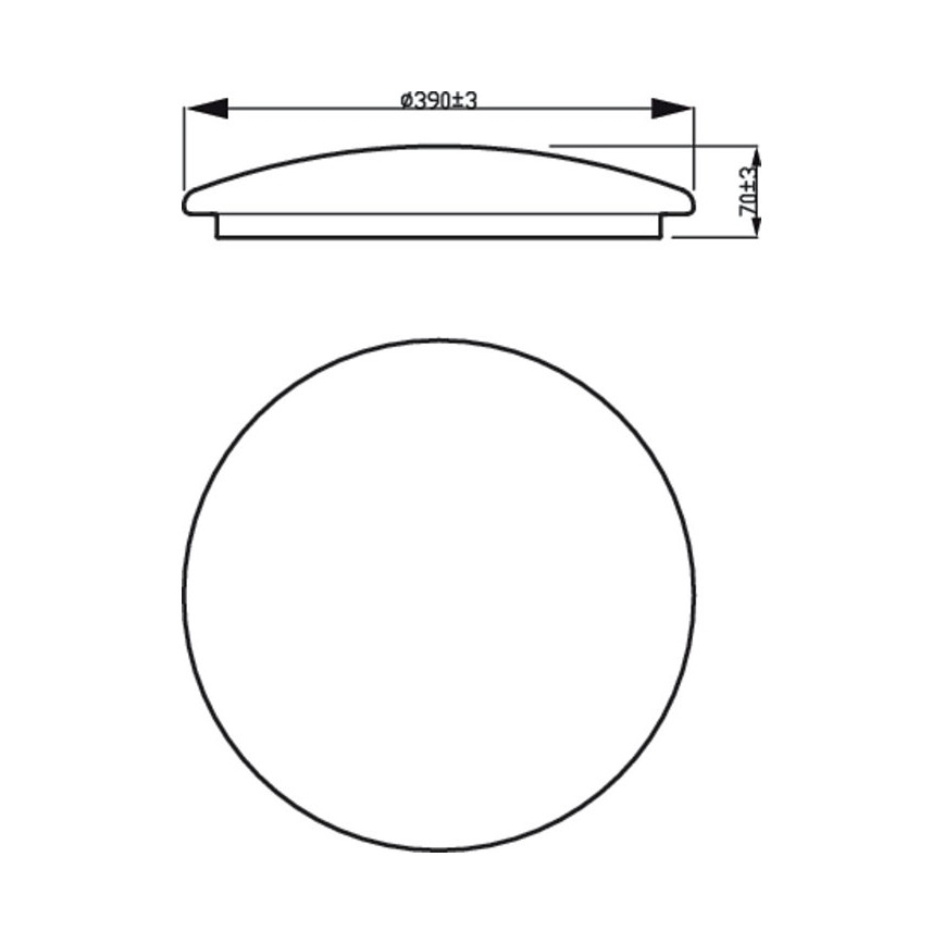 Philips - LED Φωτιστικό οροφής LED/20W/230V 4000K