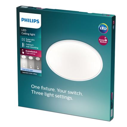 Philips - LED Φωτιστικό οροφής με ρύθμιση φωτισμού 1xLED/18W/230V 4,000K