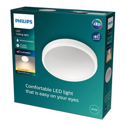 Philips - LED Φωτιστικό οροφής μπάνιου BALANCE LED/17W/230V IP44