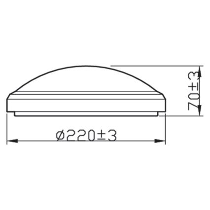 Philips - LED φωτιστικό οροφής μπάνιου BALANCE LED/6W/230V IP44