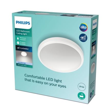 Philips - LED Φωτιστικό οροφής μπάνιου LED/17W/230V 4000K IP44