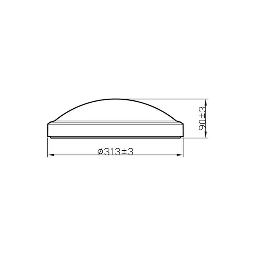 Philips - LED Φωτιστικό οροφής μπάνιου LED/17W/230V 4000K IP44