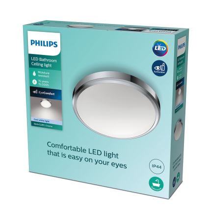 Philips - LED Φωτιστικό οροφής μπάνιου LED/17W/230V 4000K IP44