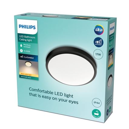 Philips - LED Φωτιστικό οροφής μπάνιου LED/17W/230V IP44