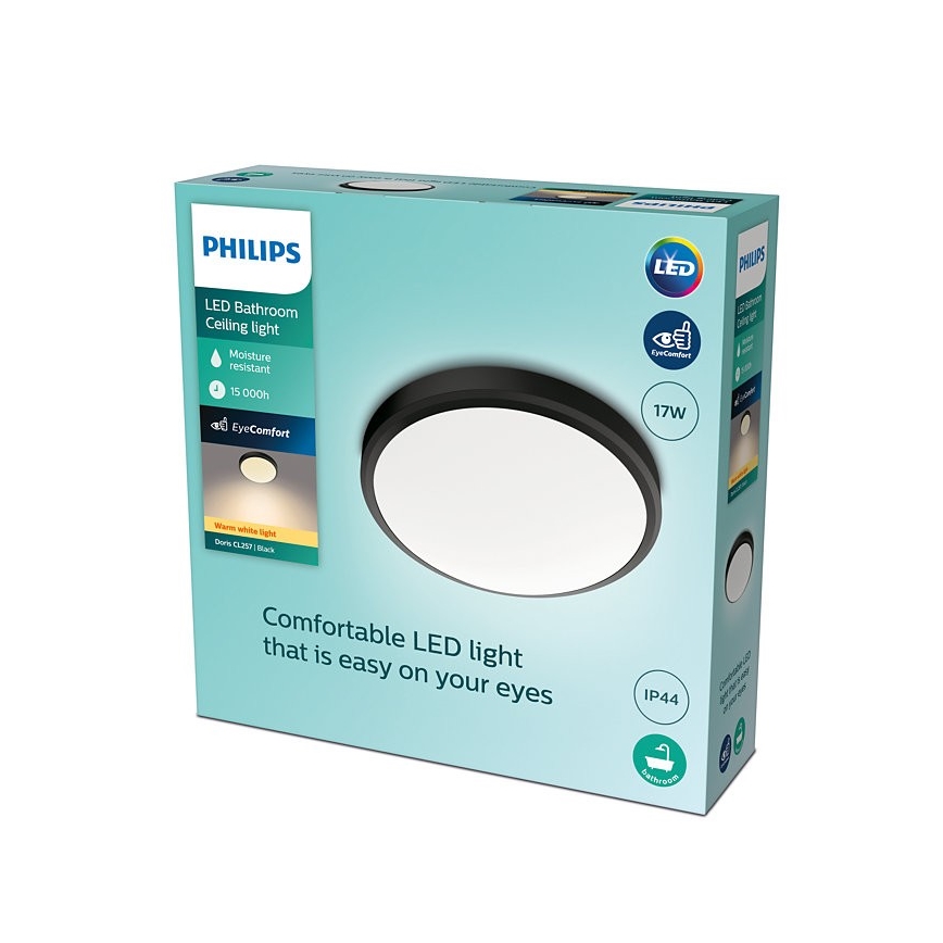 Philips - LED Φωτιστικό οροφής μπάνιου LED/17W/230V IP44