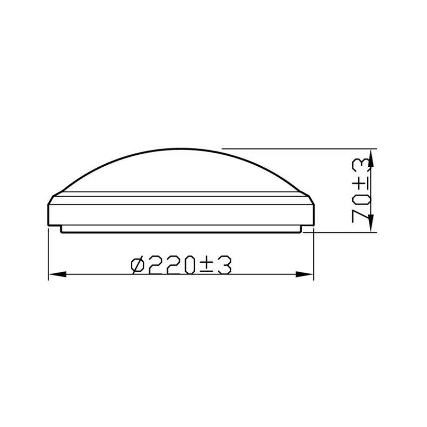Philips - LED Φωτιστικό οροφής μπάνιου LED/6W/230V 2,700K IP44