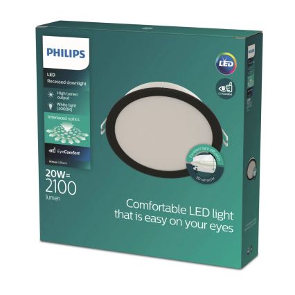 Philips - LED χωνευτό φωτιστικό οροφής MESON LED/20W/230V 3000K