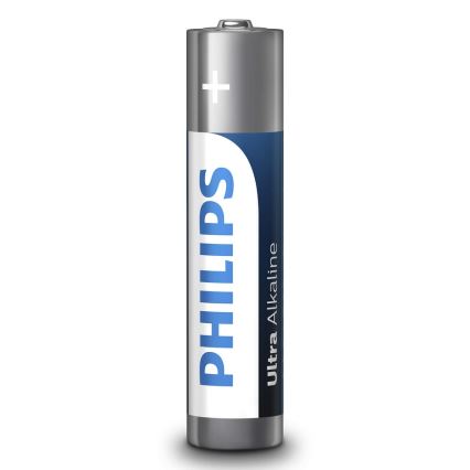 Philips LR03E4B/10 - Σετ 4 τεμαχίων αλκαλικών μπαταριών AAA ULTRA ALKALINE 1,5V 1250mAh