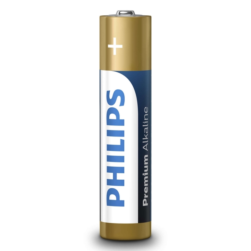 Philips LR03M4B/10 - Σετ 4 τεμ. Αλκαλικές μπαταρίες AAA PREMIUM ALKALINE 1,5V 1320mAh