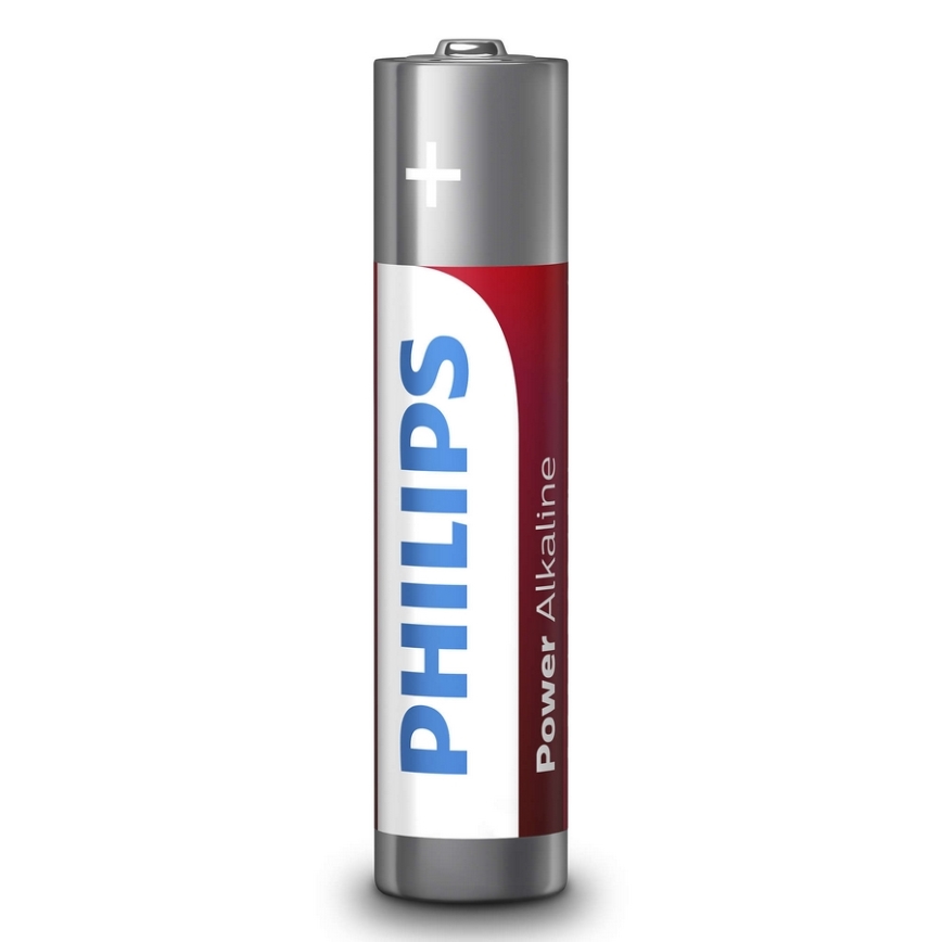 Philips LR03P12W/10 - 12 τμχ Αλκαλική μπαταρία AAA POWER ALKALINE 1,5V 1150mAh