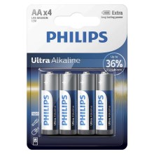 Philips LR6E4B/10 - 4 τμχ Αλκαλική μπαταρία AA ULTRA ALKALINE 1,5V
