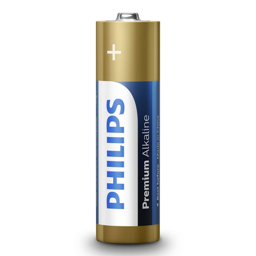 Philips LR6M4B/10 - Σετ 4 τεμαχίων Αλκαλικές Μπαταρίες AA PREMIUM ALKALINE 1,5V 3200mAh