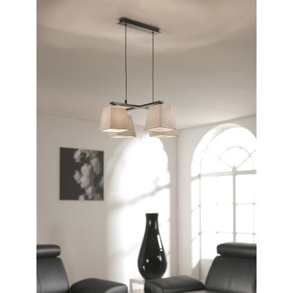 Philips Massive 37695/86/10 - Κρεμαστό πολύφωτο KIERA 4xE14/40W