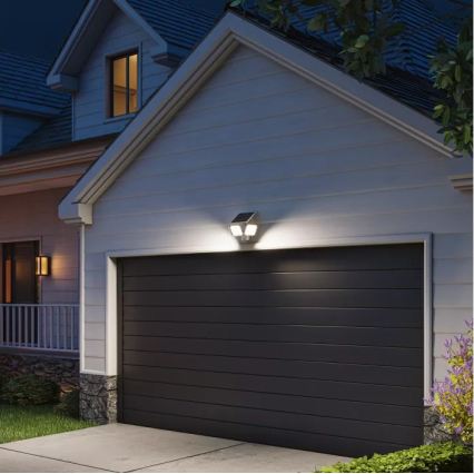 Philips - Ηλιακό επιτοίχιο φωτιστικό LED με αισθητήρα ZYREN LED/24,5W/3,7V 2600 mAh 5000K IP65 λευκό