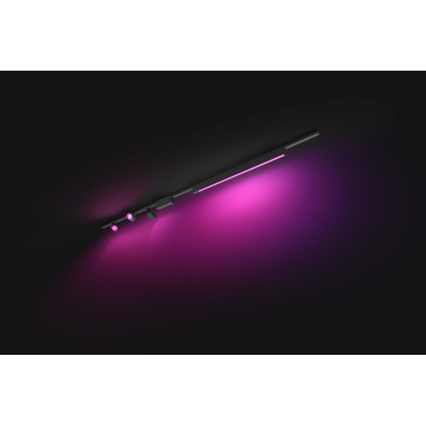 Philips - ΣET 4xLED RGB Dimmable φωτιστικά ράγας Hue PERIFO LED RGB/44,6W/230V 2000-6500K