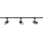 Philips - Σποτ φωτιστικό σε σύστημα ράγας EASYLINK 3xGU10/7W/230V 1m μαύρο