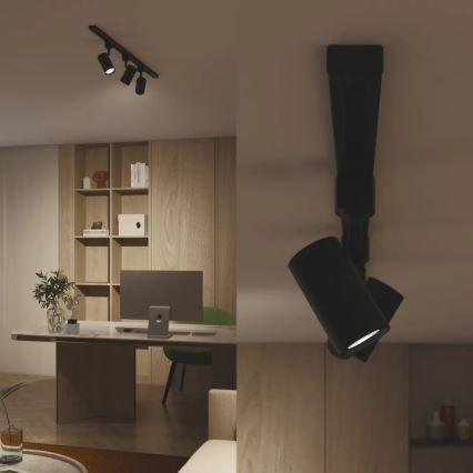 Philips - Σποτ φωτιστικό σε σύστημα ράγας EASYLINK 3xGU10/7W/230V 1m μαύρο