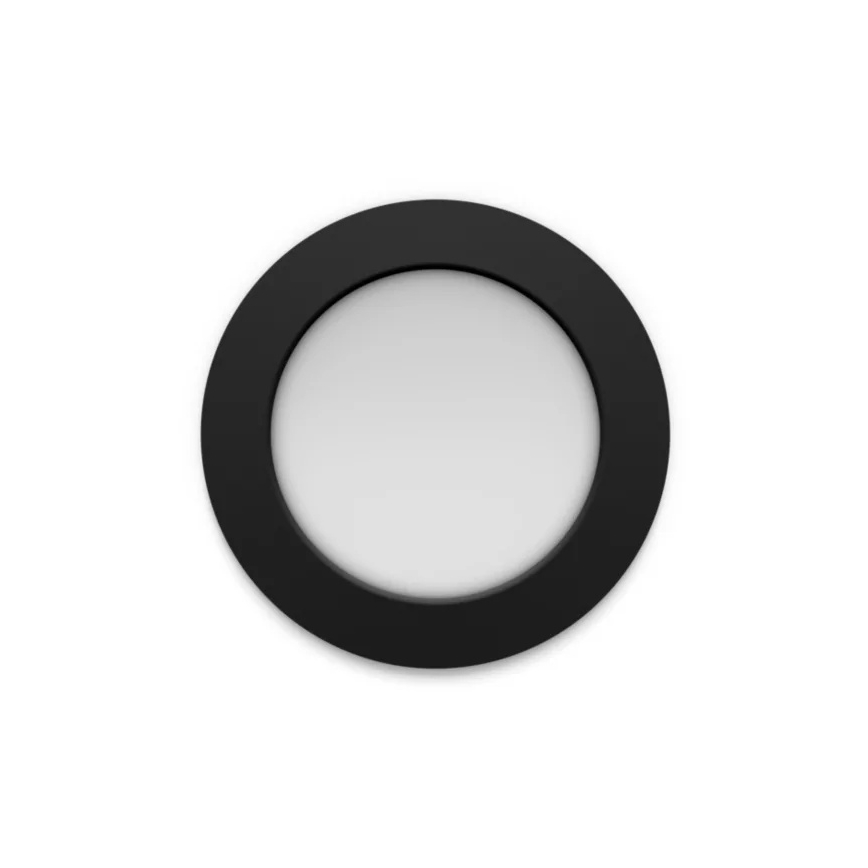 Philips - Σετ 2x LED RGBW ρυθμιζόμενα χωνευτά φωτιστικά οροφής για μπάνιο Hue SLIM LED/12W/230V 2000-6500K μαύρα IP44