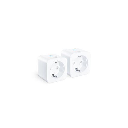Philips - Σετ 2 έξυπνων πριζών SCHUKO 2300W + Μετρητής ενέργειας Wi‑Fi