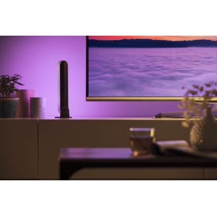 Philips - Σετ 2x Ρυθμιζόμενα Επιτραπέζια Φωτιστικά LED RGB Hue PLAY LED/6W/230V λευκό