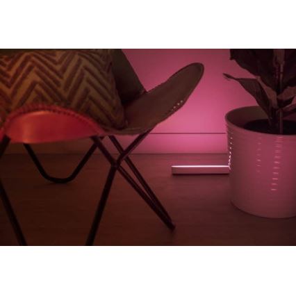 Philips - Σετ 2x Ρυθμιζόμενα Επιτραπέζια Φωτιστικά LED RGB Hue PLAY LED/6W/230V λευκό