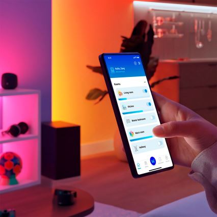 Philips - Σετ 2x LED RGBIC ρυθμιζόμενο φωτιστικό SMART GRADIENT LED/8W/230V 2700–6500K Wi‑Fi