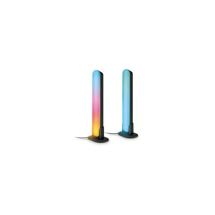 Philips - Σετ 2x LED RGBIC ρυθμιζόμενο φωτιστικό SMART GRADIENT LED/8W/230V 2700–6500K Wi‑Fi
